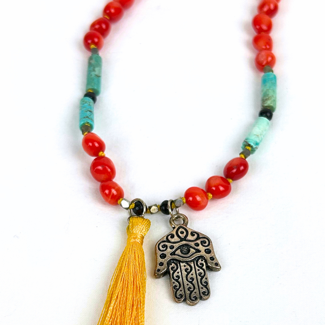 Necklace, Hamsa Ambition